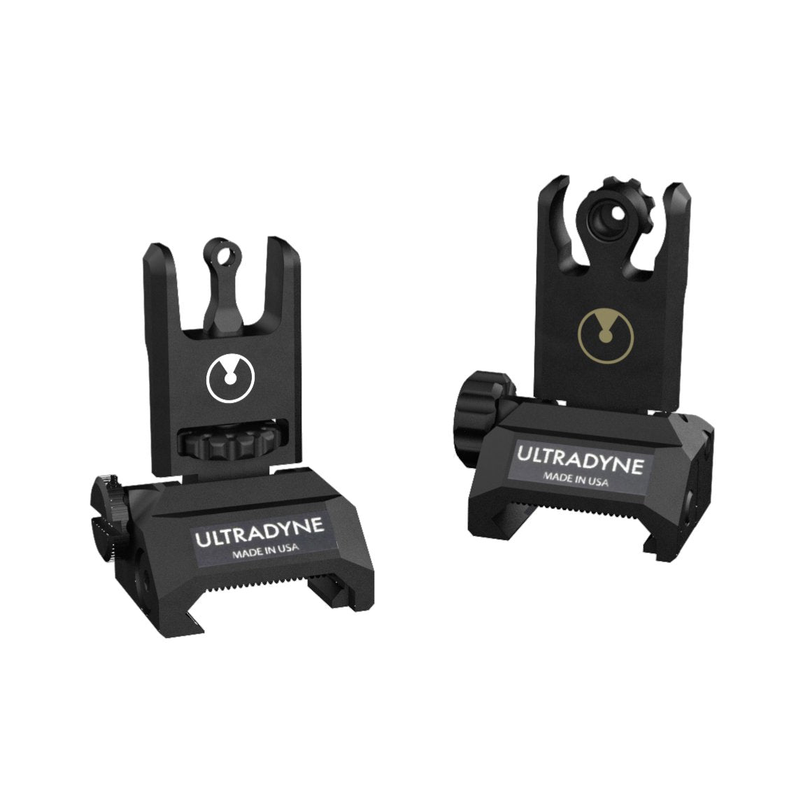 Ultradyne USA - C2 Folding Combo Aperture Sight - Black — view 2