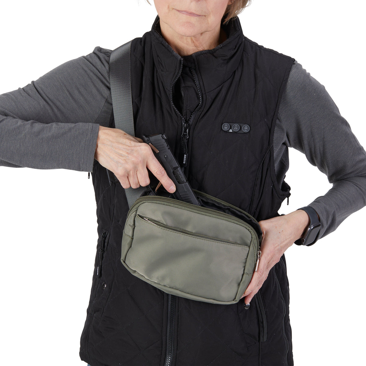 US PeaceKeeper - Suburban Sidekick Pack - Smoky Green Grey