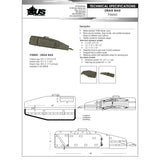 US PeaceKeeper - Drag Bag 52" Rifle Case - OD Green