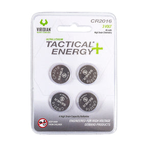 Viridian - CR2016 Lithium Battery 4-Pack High Drain