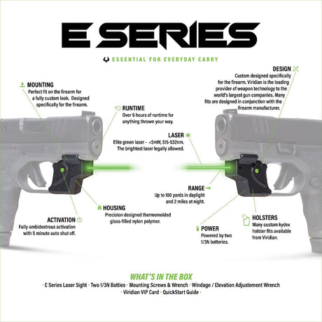 Viridian - E Series Green Laser for S&W Bodyguard 2.0 — view 14