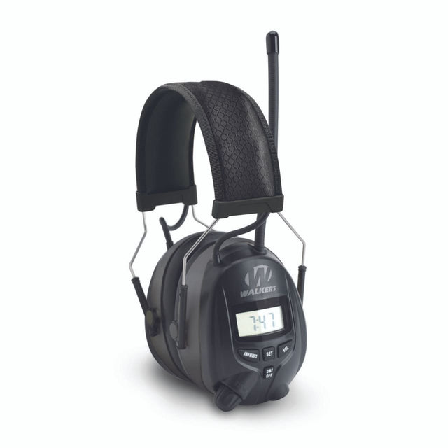 Walkers - Digital AM/FM Radio Ear Muff - Black