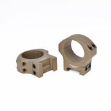 Warne - HyperLite 34mm Medium Scope Rings - Dark Earth