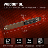Streamlight – Wedge SL Ultra-Thin Rechargeable EDC Flashlight