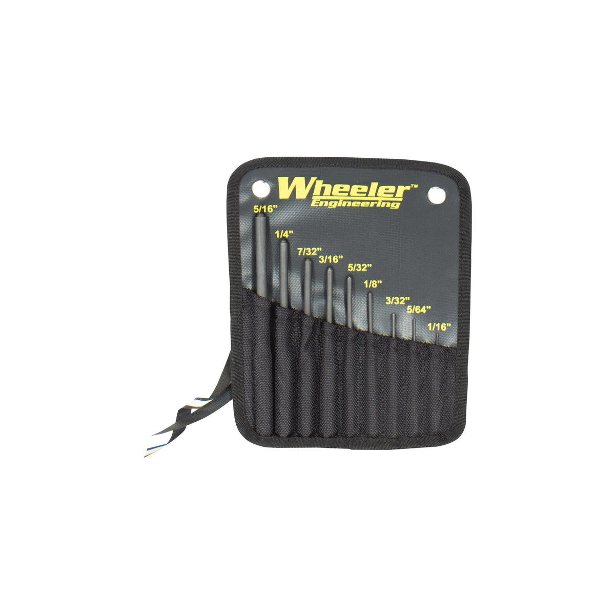 Wheeler - Roll Pin Punch Set with Nylon Sheath