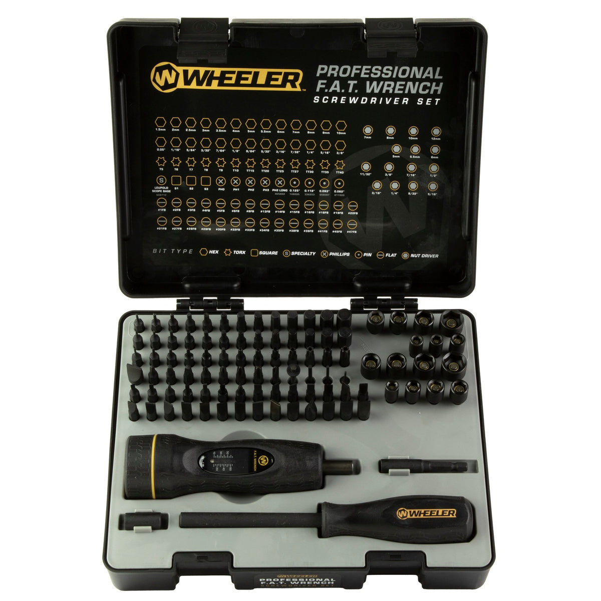 Wheeler - 100 Piece Professional FAT Wrench Screwdriver Set