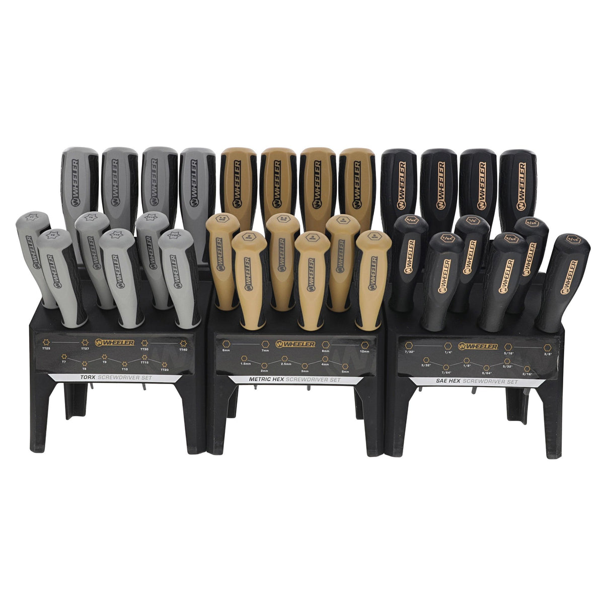 Wheeler - 30 Piece Hex/Torx Benchtop Screwdriver Set — view 2