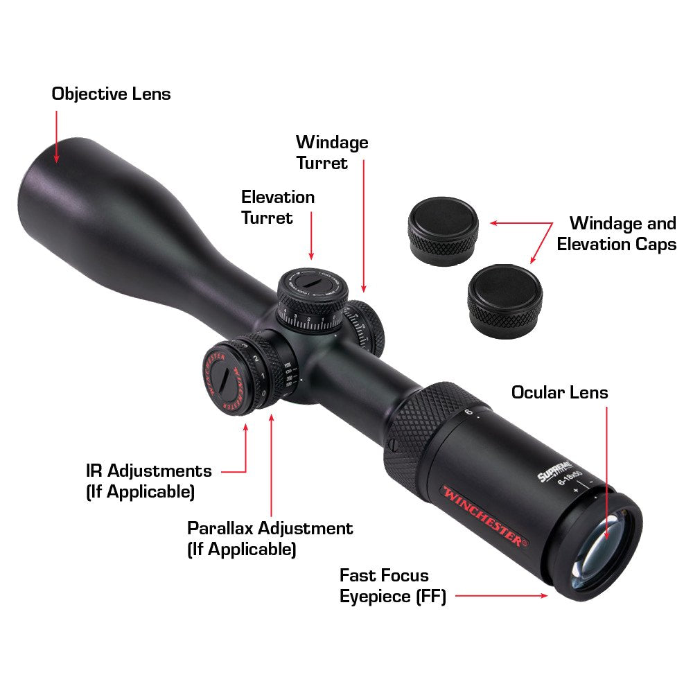 Winchester Supreme Optics - Supreme 1-4x24mm Rifle Scope — view 8