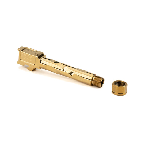 Zaffiri Precision - Threaded Barrel for Glock 19 Gen 1-5 - Gold PVD