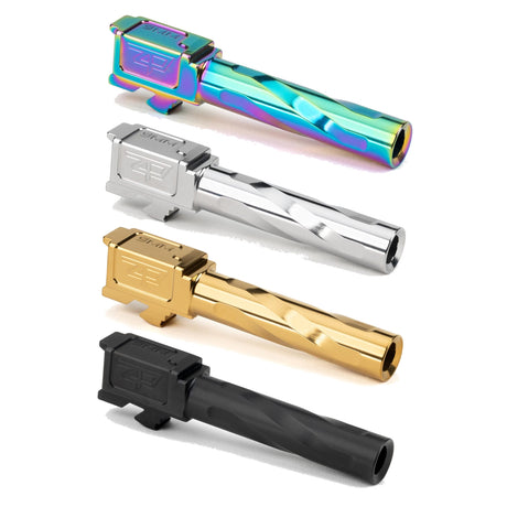 Zaffiri Precision - Flush and Crown Barrel for Glock 19 Gen 5 - Gold — view 2