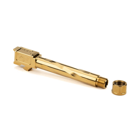Zaffiri Precision - Threaded Barrel for Glock 17 Gen 5 - Gold PVD — view 2