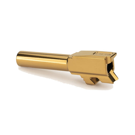 Zaffiri Precision - Flush and Crown Barrel for Glock 43/43X - Gold PVD — view 5