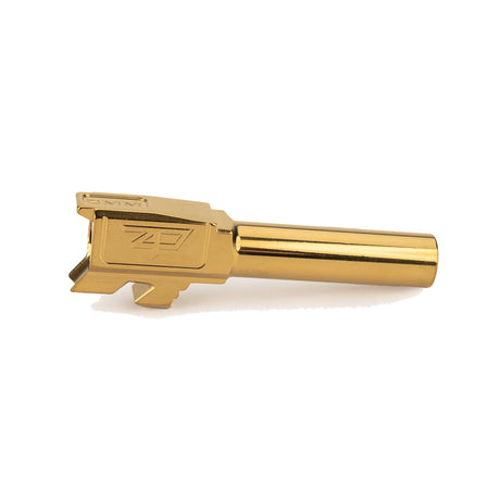 Zaffiri Precision - Flush and Crown Barrel for Glock 43/43X - Gold PVD — view 6