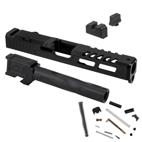 Zaffiri Precision - ZPS.2 Complete Upper for Glock 17 Gen 3 - Black