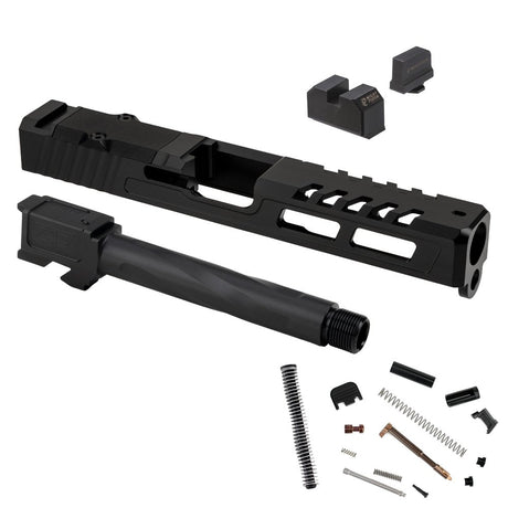 Zaffiri Precision - ZPS.2 Complete Upper for Glock 17 Gen 3 - Black